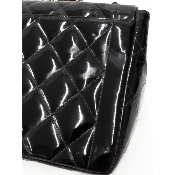 Chanel Matelasse Chain Shoulder Bag Patent Leather - Picture 4 of 8